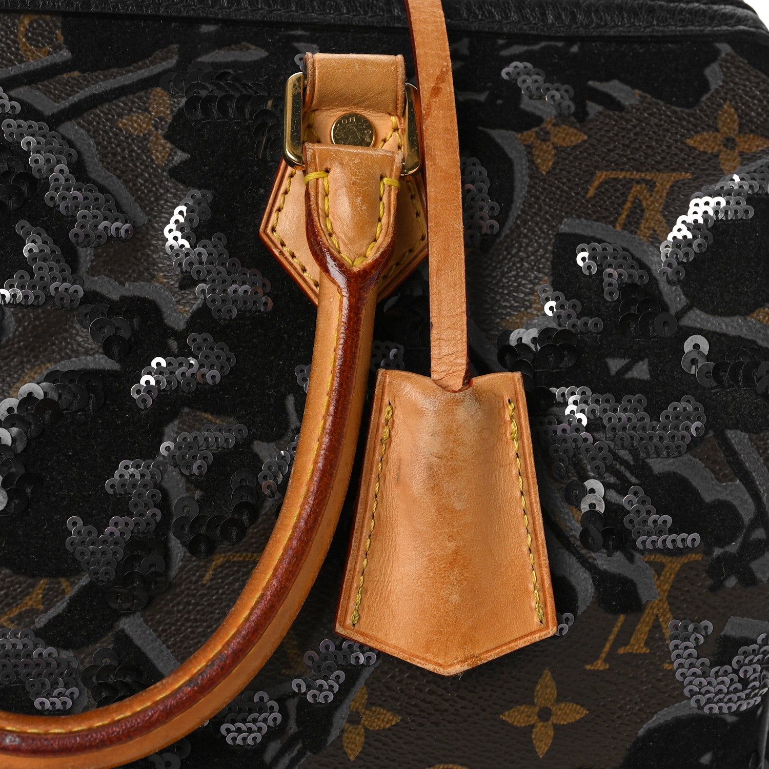 Louis Vuitton Monogram Fleur De Jais Sequins Speedy 30 11 of 14
