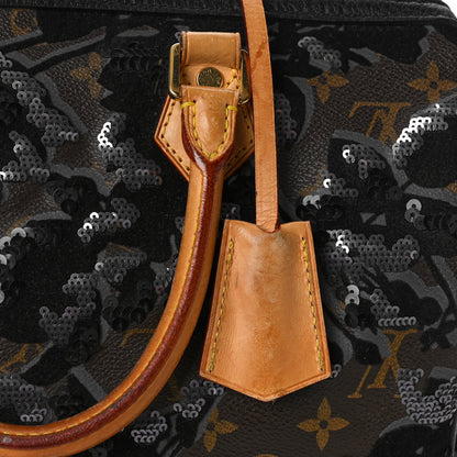 Louis Vuitton Monogram Fleur De Jais Sequins Speedy 30 11 of 14