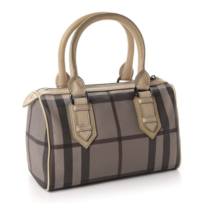Burberry Smoked Check Small Chester Bowling Bag Trench 3 of 9