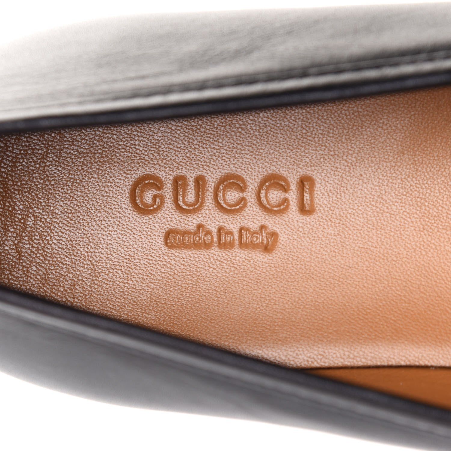 Gucci Calfskin Womens Jordaan Loafers 38 Black 7 of 10