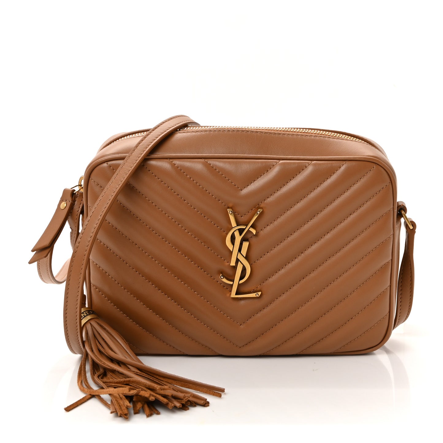 Calfskin Matelasse Monogram Lou Camera Bag Cinnamon