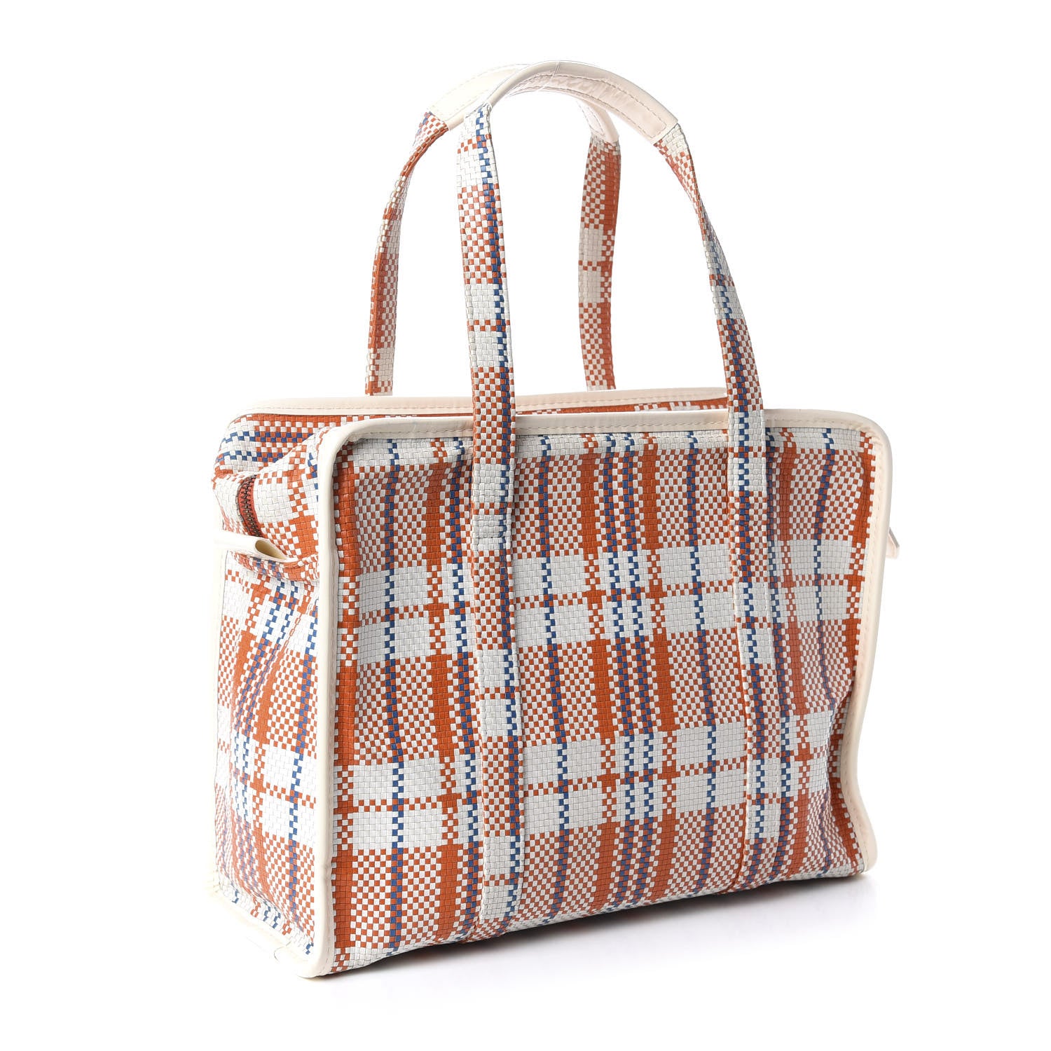 Louis Vuitton Woven Street Shopper PM Orange 3 of 13
