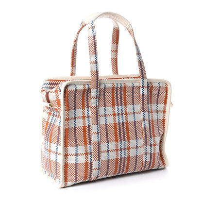 Louis Vuitton Woven Street Shopper PM Orange 3 of 13