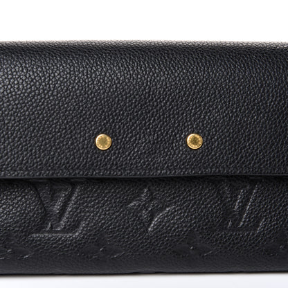 Louis Vuitton Empreinte Pont-Neuf Wallet Black 8 of 9