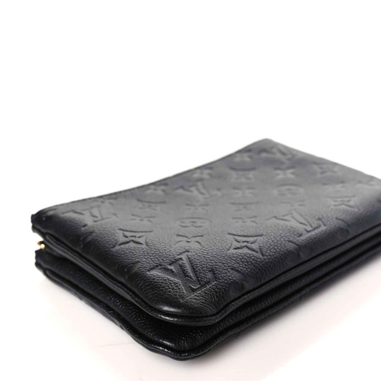 Empreinte Double Zip Pochette Black