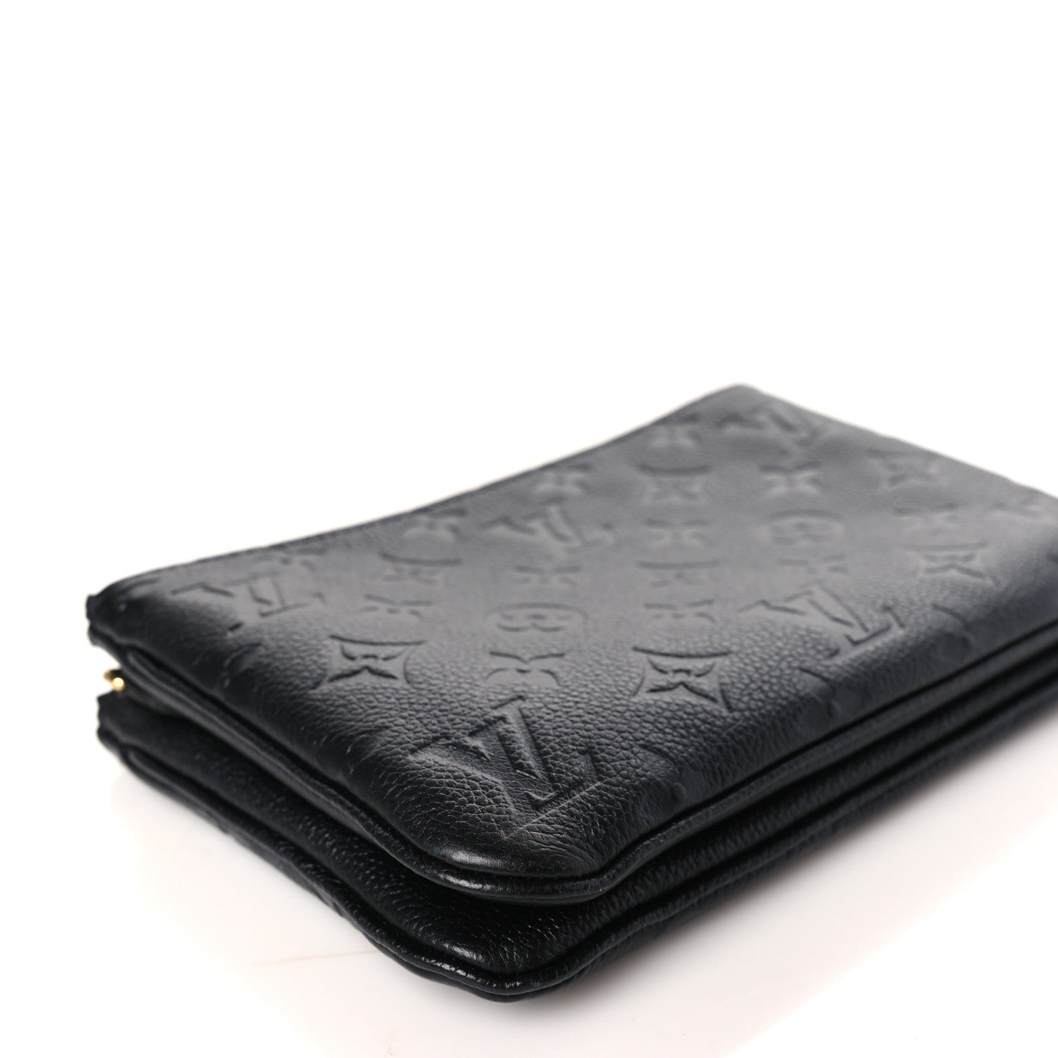 Louis Vuitton Empreinte Double Zip Pochette Black 8 of 9