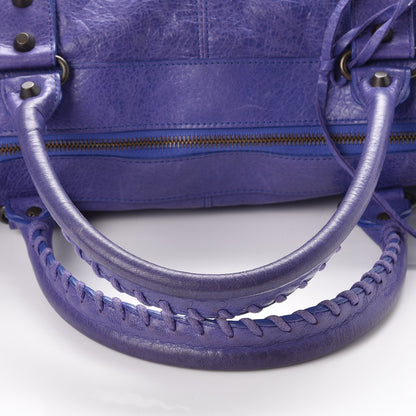 Balenciaga Agneau Classic Hardware Work Bleu Lavande 8 of 8