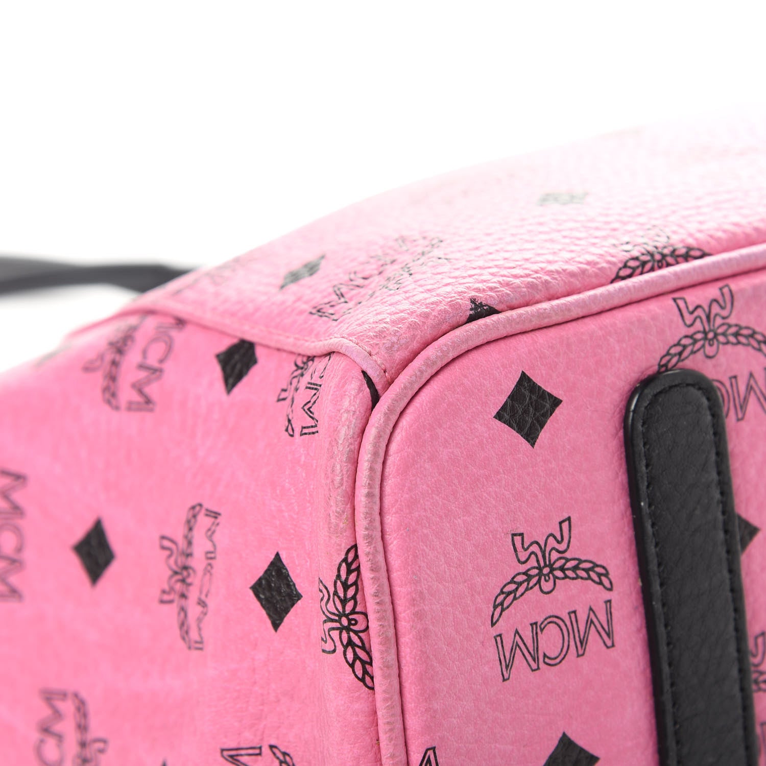 MCM Visetos Medium Liz Reversible Shopper Tote Pink 16 of 23