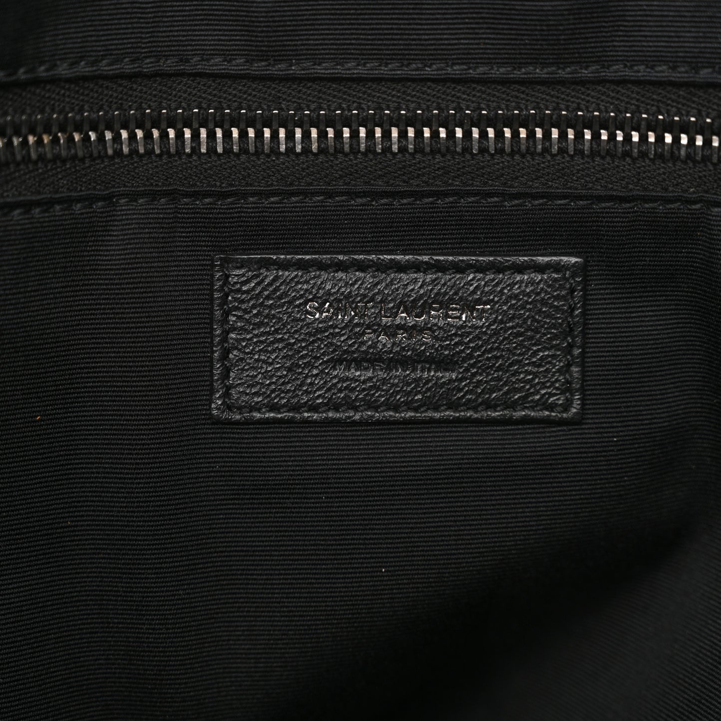 Grained Lambskin Monogram Oversized Niki Chain Satchel Black
