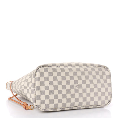 Louis Vuitton Damier Azur Neo Neverfull MM Rose Ballerine 5 of 10