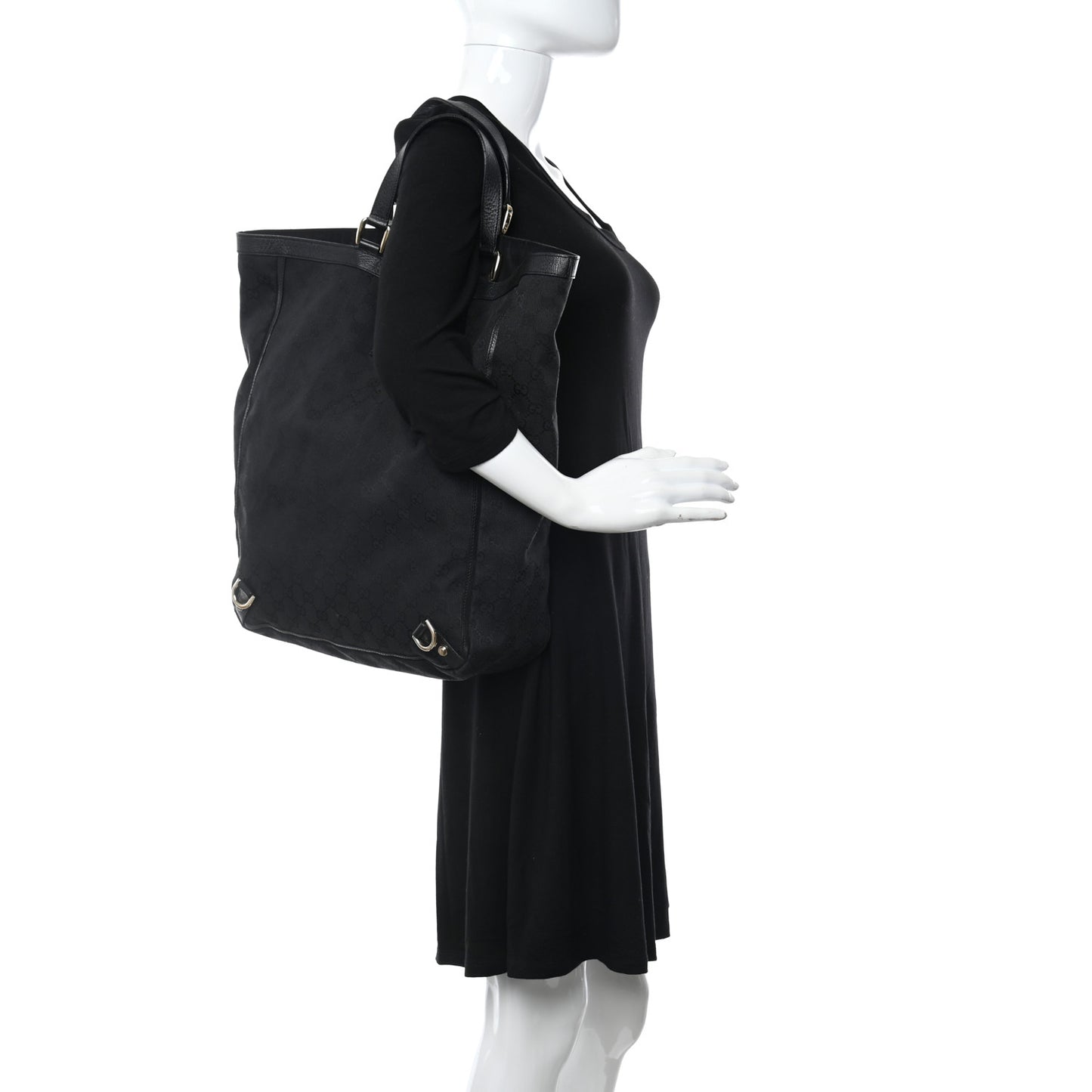 Monogram Abbey Tote Black