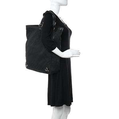 Gucci Monogram Abbey Tote Black 2 of 10