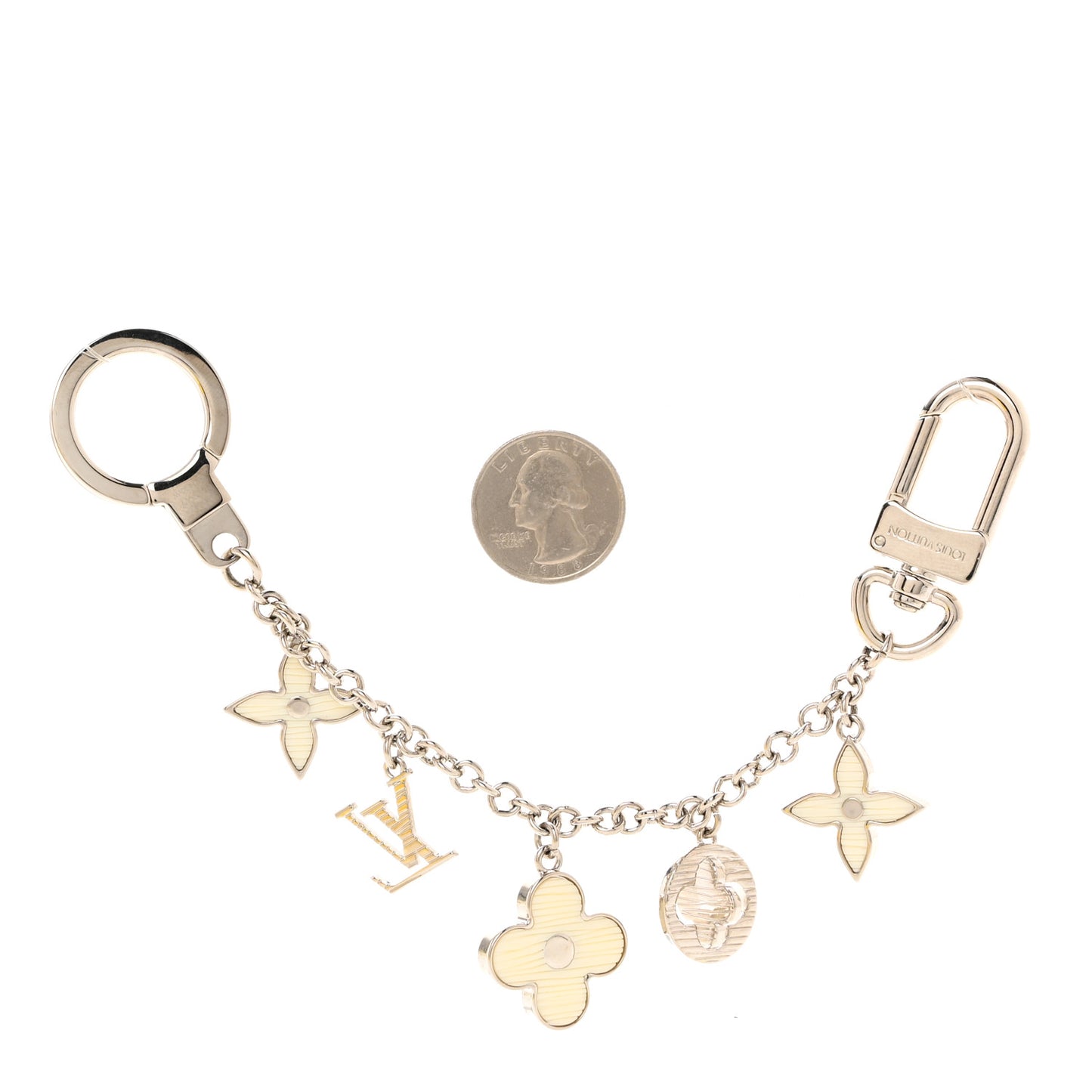 Fleur d'Epi Bag Charm Chain Ivory