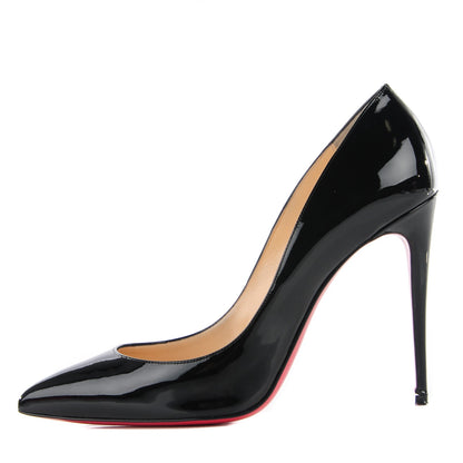 Christian Louboutin Patent Pigalle Follies 100 Pumps 40 Black 1 of 6