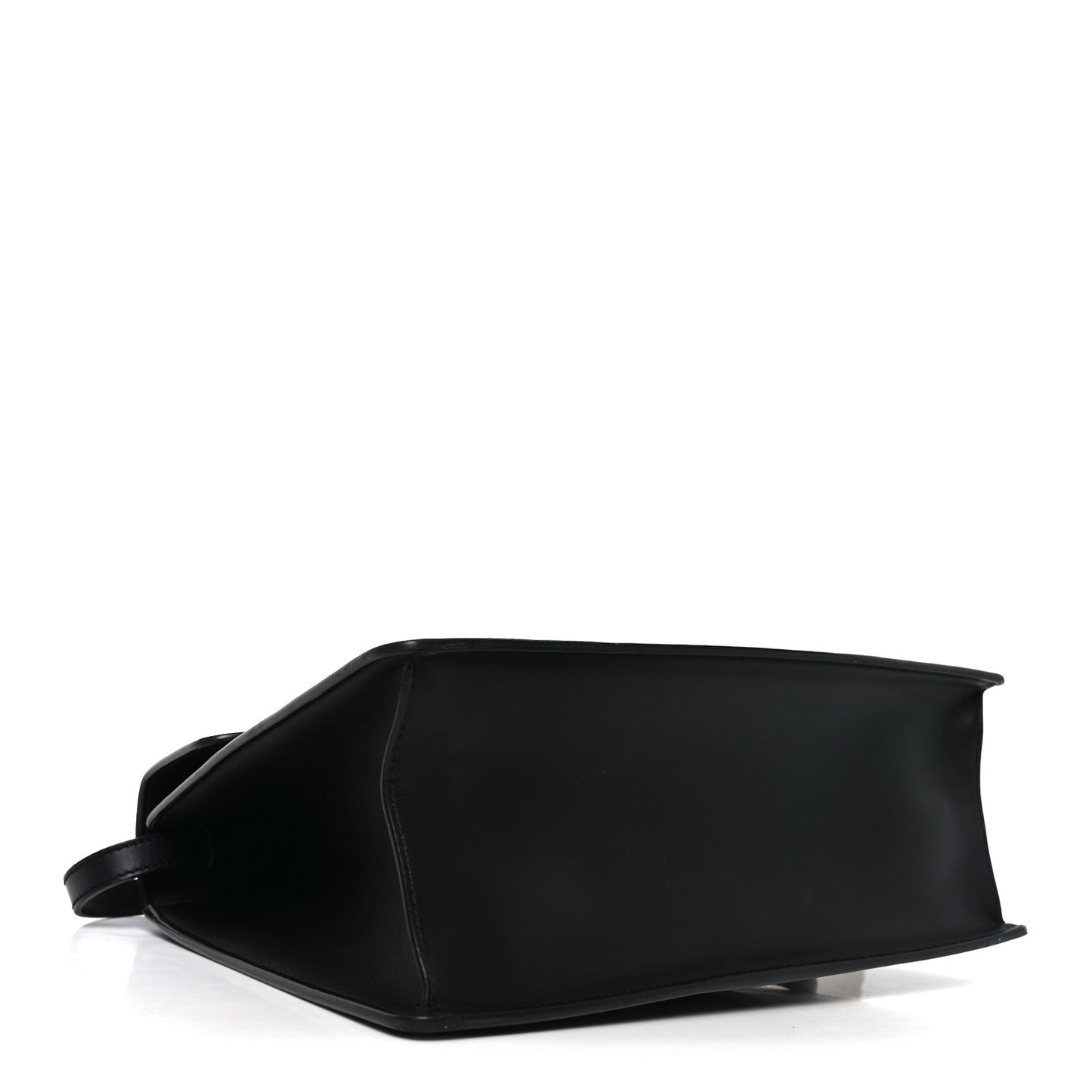 Calfskin Medium Sylvie Top Handle Bag Black