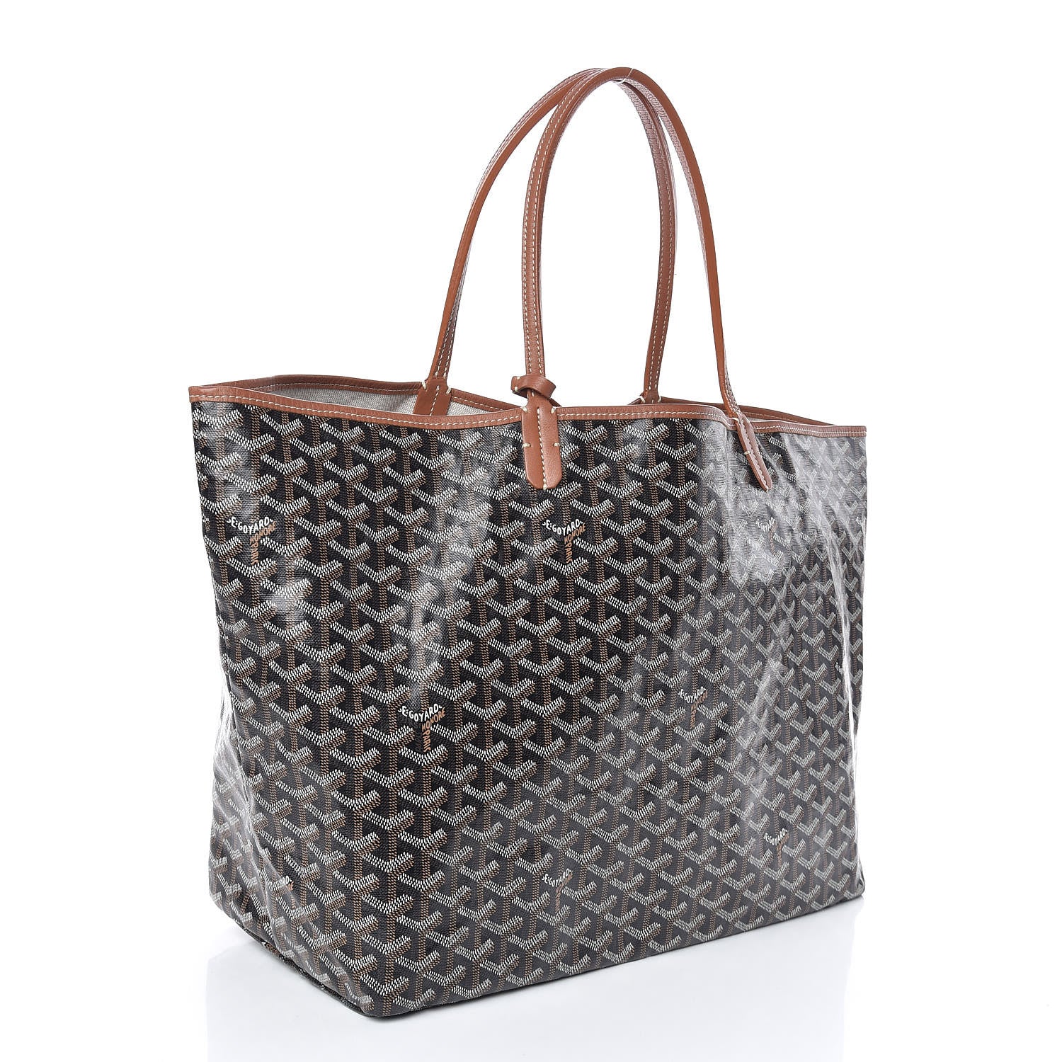 Goyard Goyardine Saint Louis GM Black Gold 3 of 11