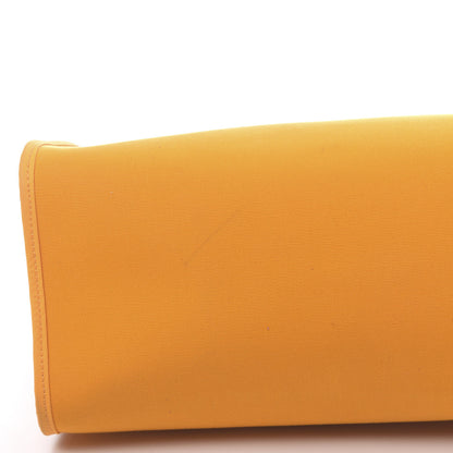 Hermes Vache Hunter Toile Herbag Zip 39 MM Jaune D'or Bleu Izmir Bleu Royale 12 of 19