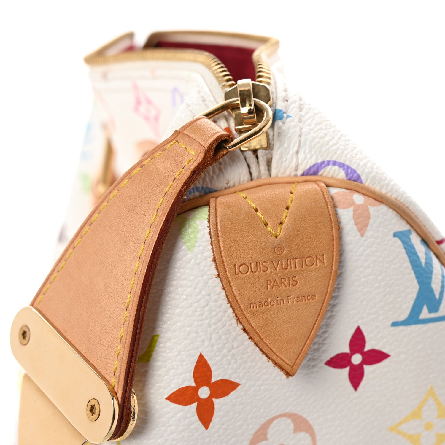 Louis Vuitton Monogram Multicolor Speedy 30 White 6 of 9