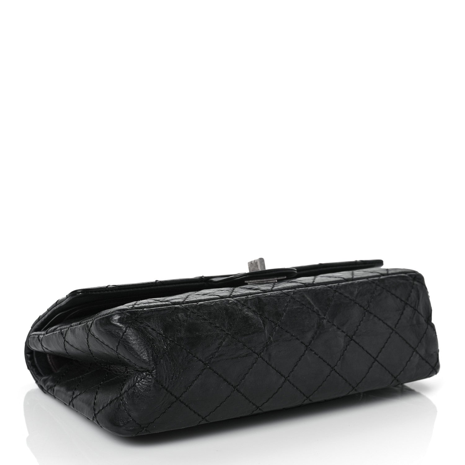 Chanel Aged Calfskin Quilted 2.55 Reissue 225 Flap Black 4 of 9