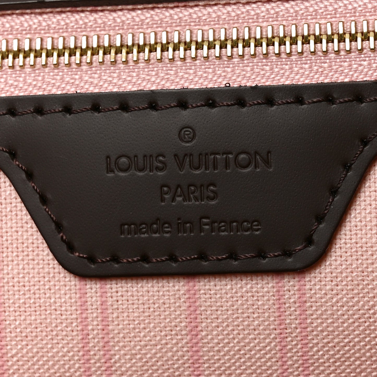 Damier Ebene Neo Neverfull MM Rose Ballerine