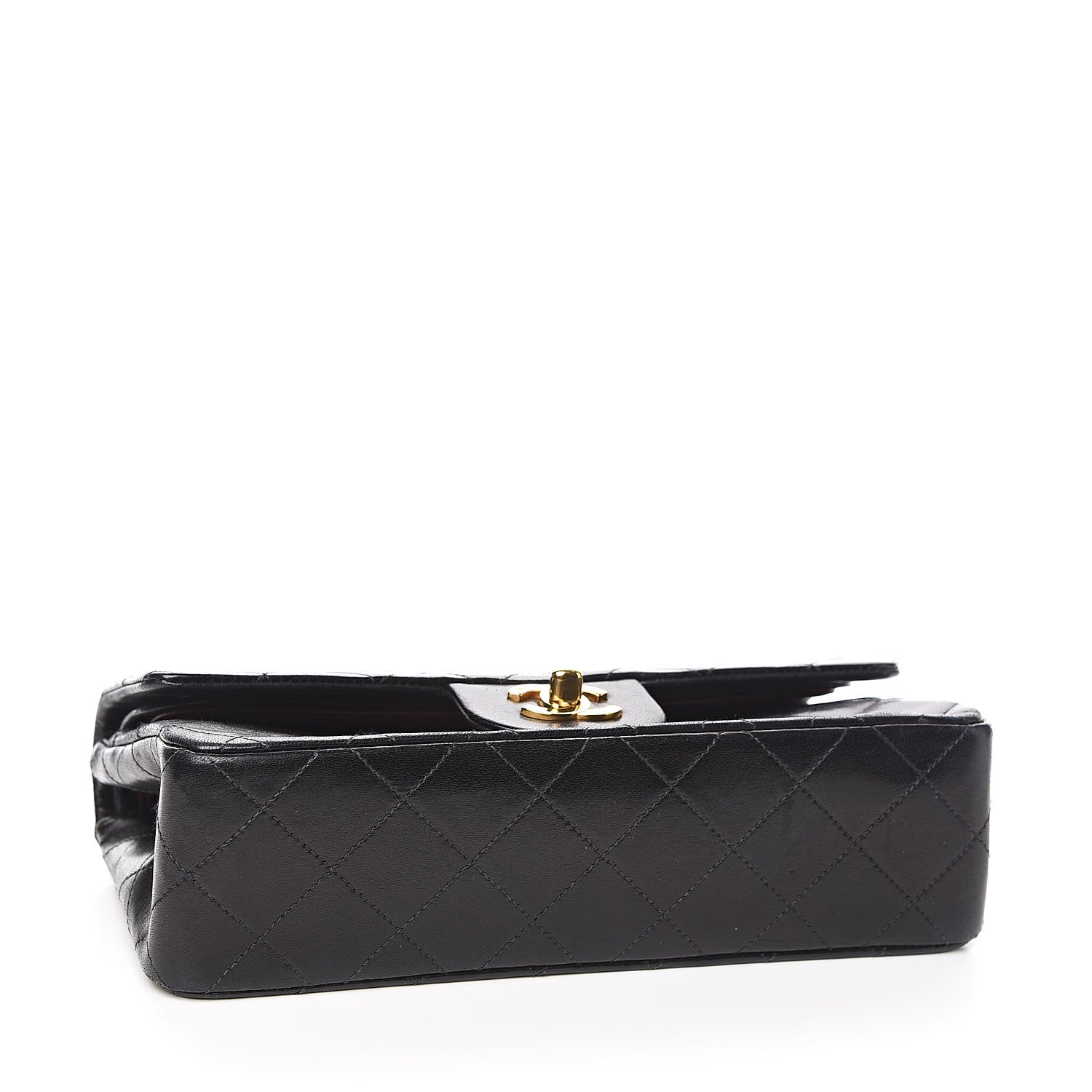 Chanel Lambskin Quilted Small Double Flap Black 4 of 13