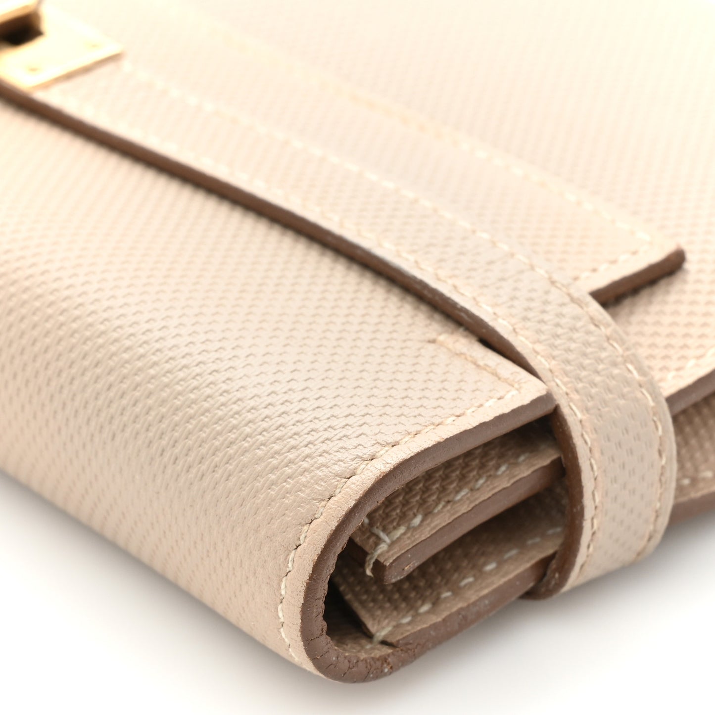 Grain d'H Kelly Longue Wallet Argile