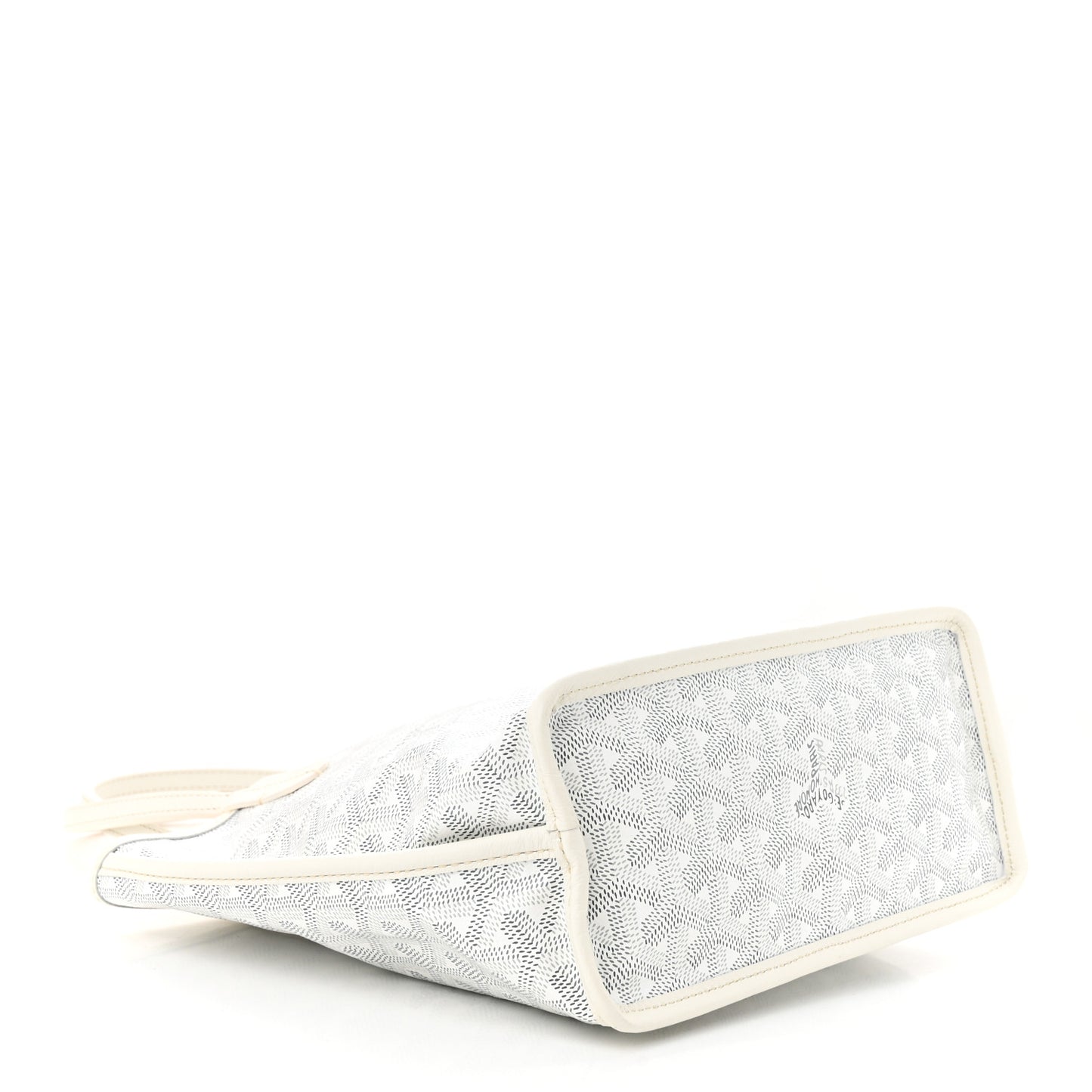 Goyardine Reversible Mini Anjou White