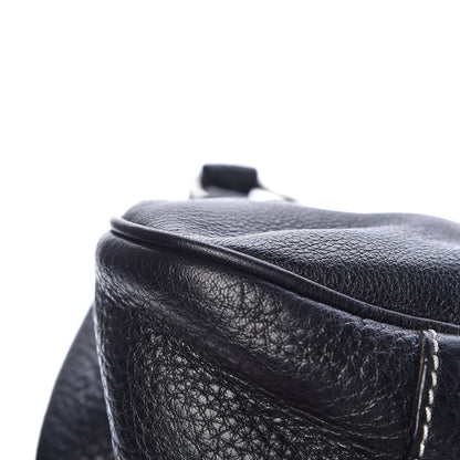 Prada Vitello Daino Box Shoulder Bag Black 15 of 16