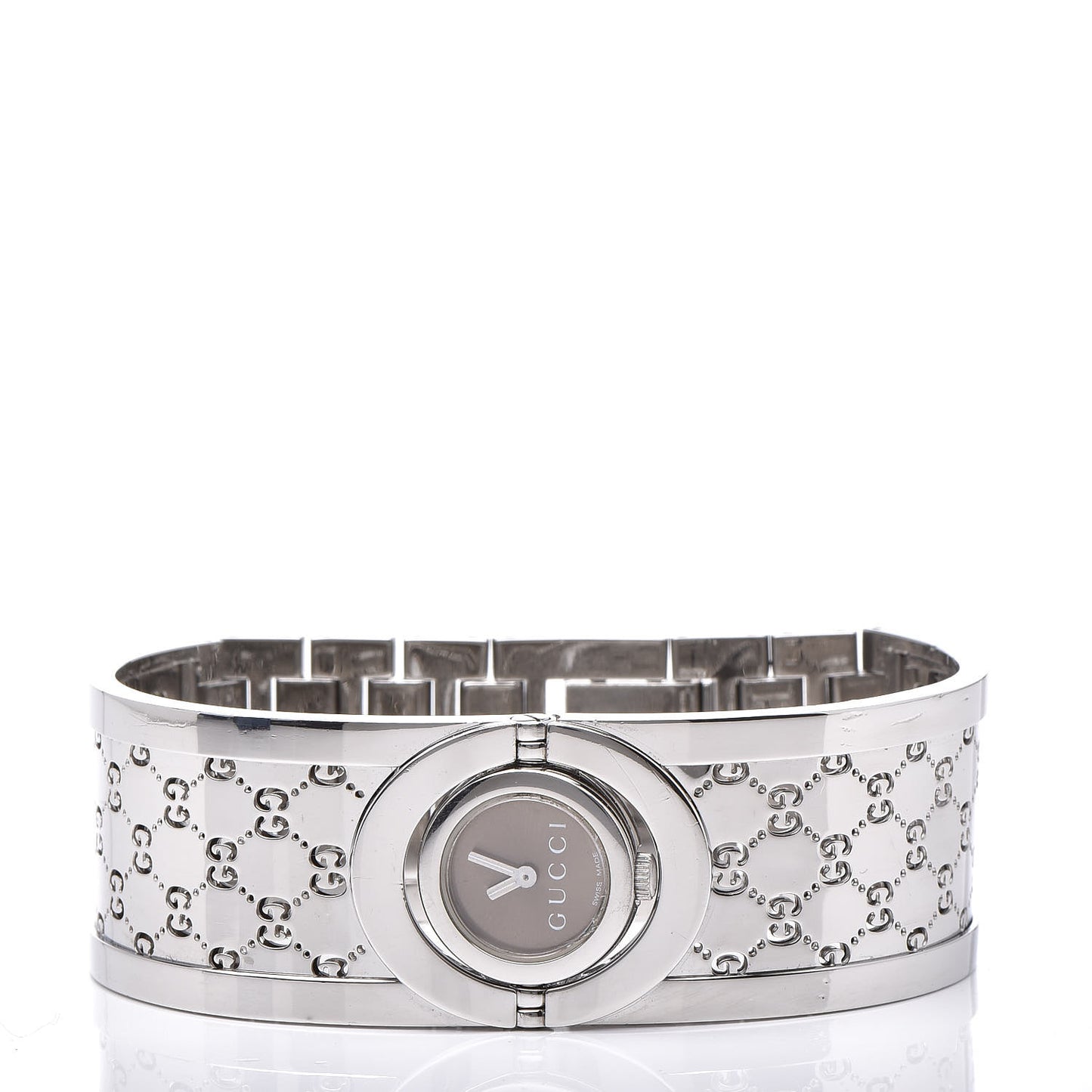 Stainless Steel 23mm Twirl Quartz Watch Brown
