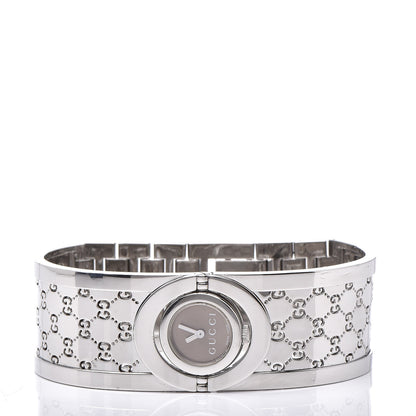 Gucci Stainless Steel 23mm Twirl Quartz Watch Brown 3 of 8