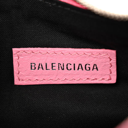 Balenciaga Agneau Arena Le Cagole Chain Shoulder Bag XS Sweet Pink 6 of 10