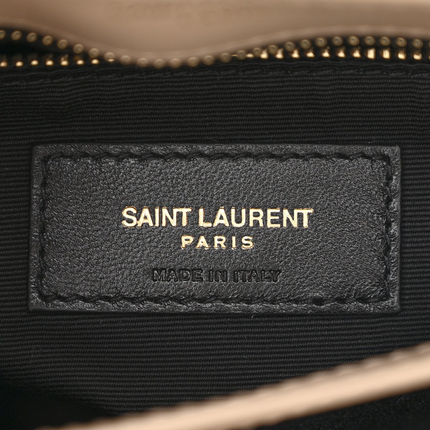 Saint Laurent Calfskin Y Quilted Monogram Toy Loulou Crossbody Bag Dark Beige 6 of 13