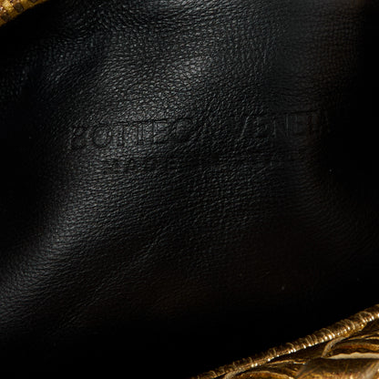 Bottega Veneta Metallic Nappa Intrecciato Mini Jodie Gold 6 of 11