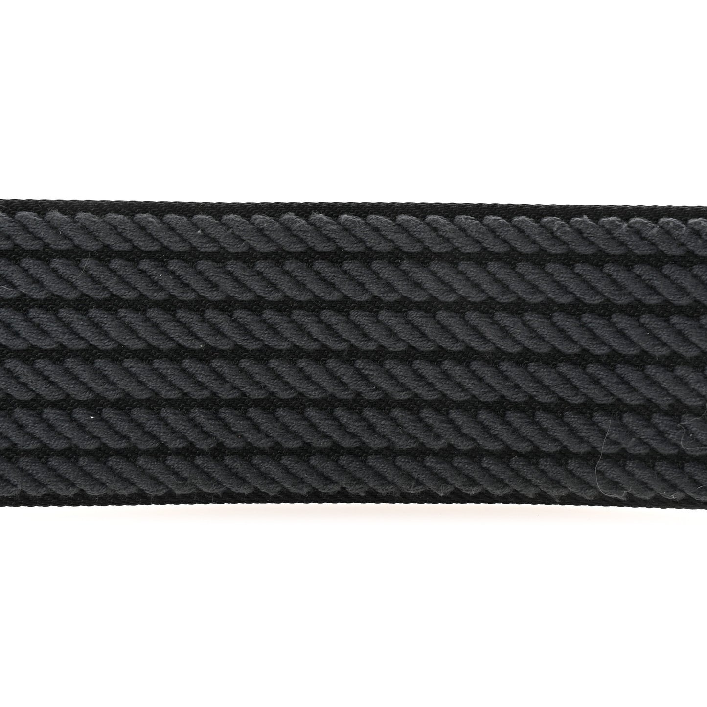Toile Epsom 50mm Sangle Cordage Shoulder Strap Black Gris Misty