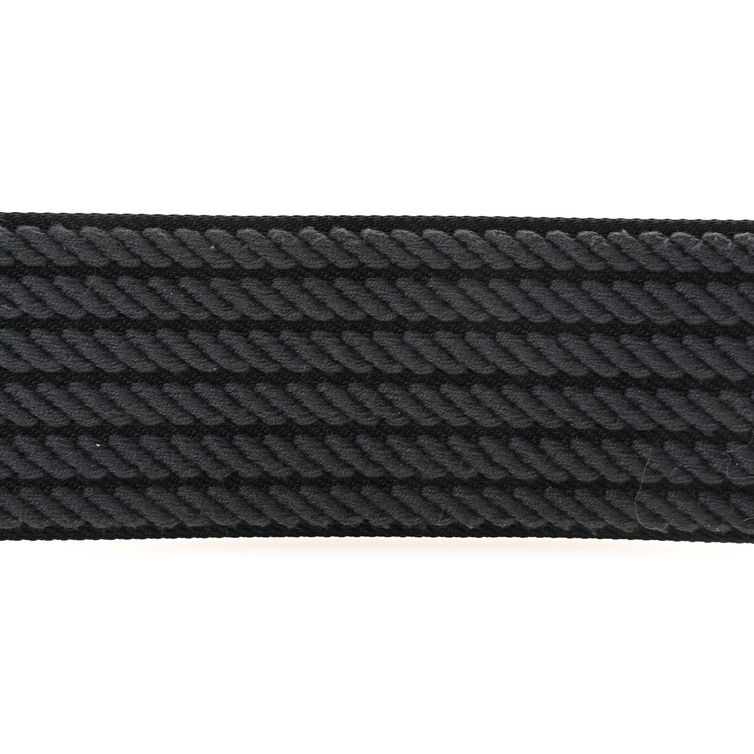 Hermes Toile Epsom 50mm Sangle Cordage Shoulder Strap Black Gris Misty 5 of 5