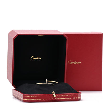 Cartier 18K Yellow Gold Diamond Small Juste Un Clou Bracelet 15 5 of 5