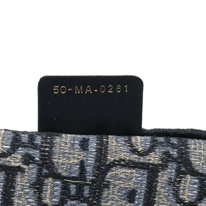 Christian Dior Oblique Medium Book Tote Blue Multicolor 7 of 16