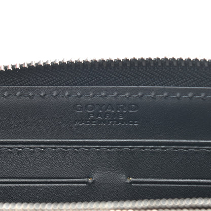 Goyard Goyardine Matignon Zip Around GM Wallet Black 6 of 8