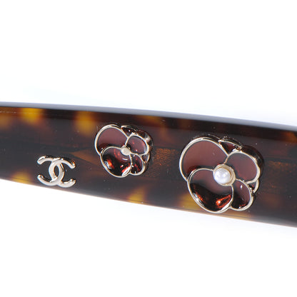 Chanel Tortoise Shell Camellia Sunglasses 5187-H 4 of 6