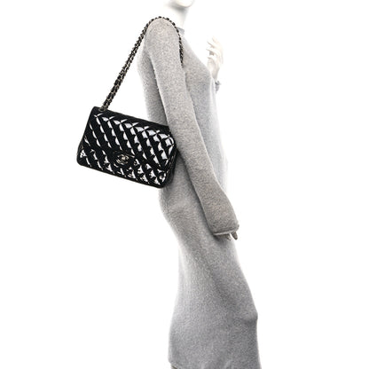 Chanel Patent Quilted Jumbo Double Flap Black 2 of 10