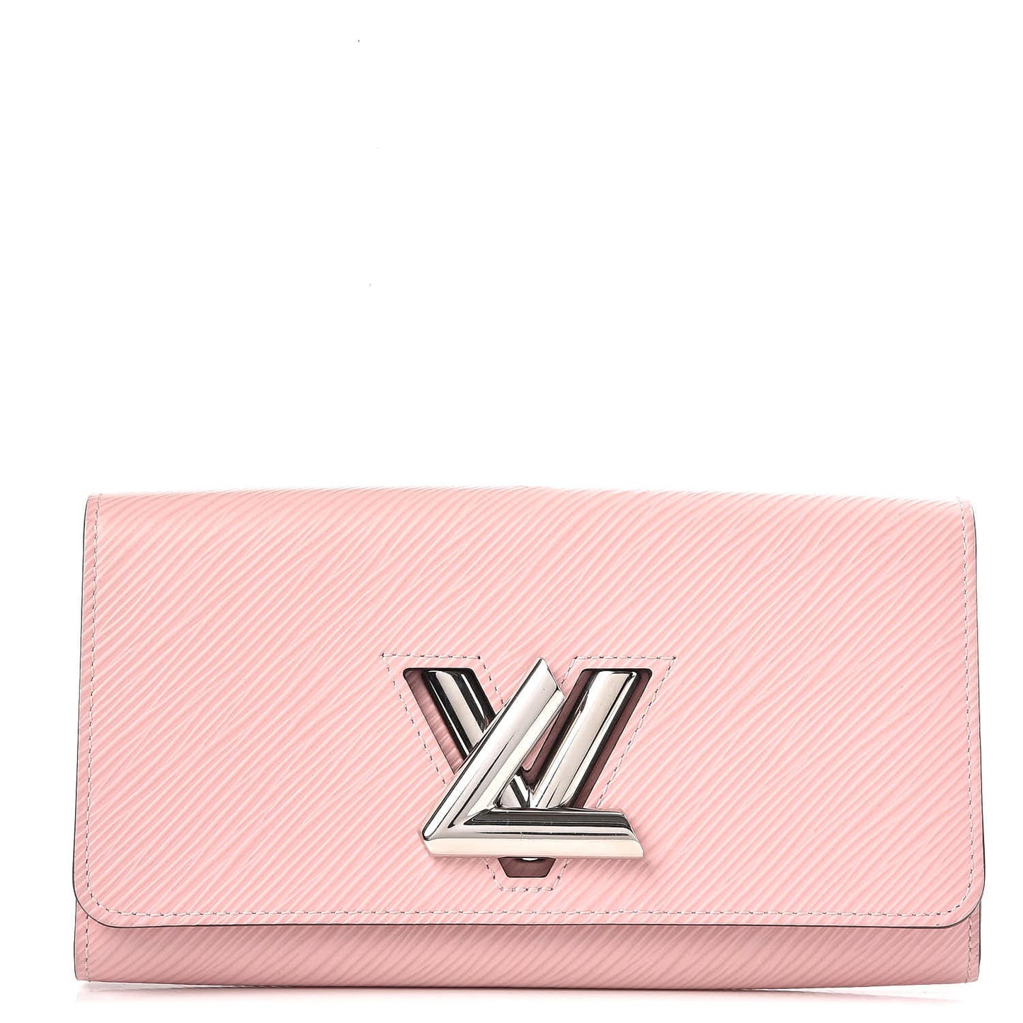 Epi Twist Wallet Rose Ballerine