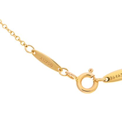 Tiffany 18K Yellow Gold Diamond .19ct Elsa Peretti Diamonds by the Yard Pendant Necklace 6 of 8
