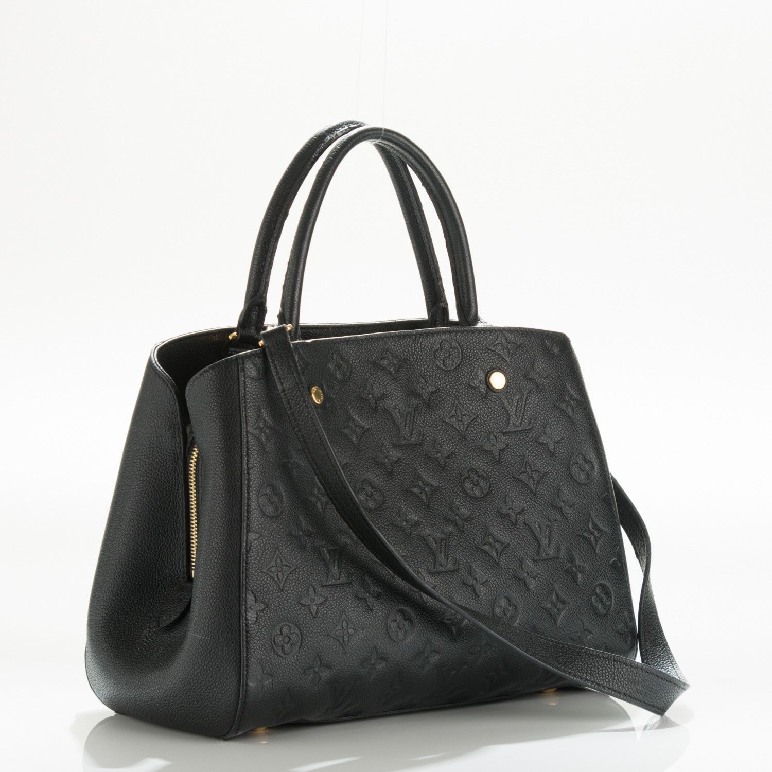 Louis Vuitton Empreinte Montaigne MM Black 12 of 18