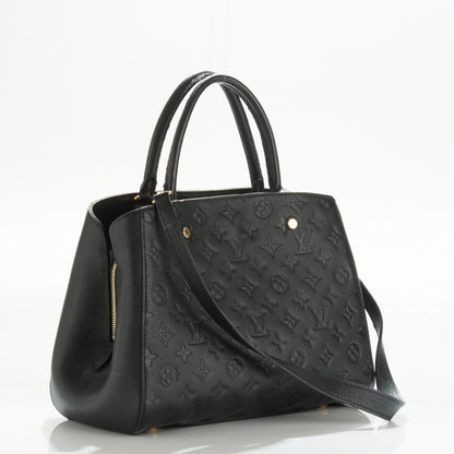Louis Vuitton Empreinte Montaigne MM Black 12 of 18
