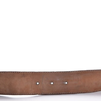 Gucci Calfskin Web Interlocking G Belt 95 38 White 5 of 7