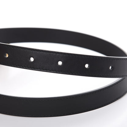 Gucci Calfskin Double G 20mm Belt 75 30 Black 5 of 6