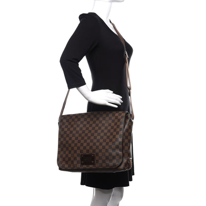 Louis Vuitton Damier Ebene Brooklyn GM 2 of 14