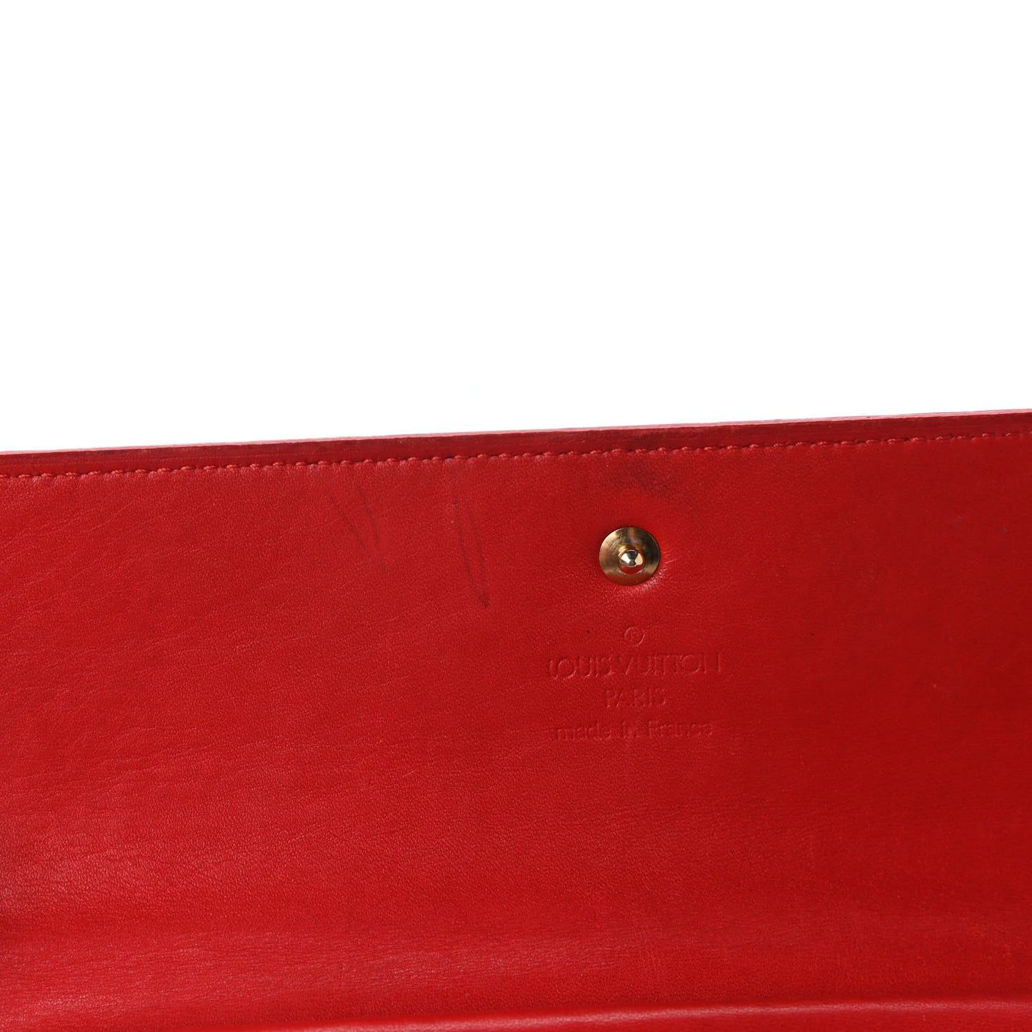 Vernis Porte Tresor International Wallet Rouge