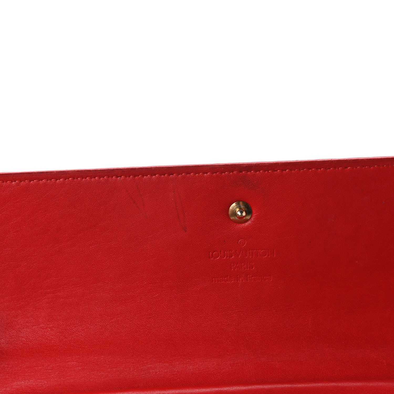 Louis Vuitton Vernis Porte Tresor International Wallet Rouge 13 of 14
