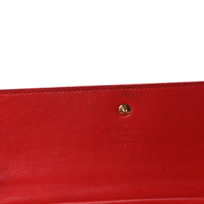 Louis Vuitton Vernis Porte Tresor International Wallet Rouge 13 of 14